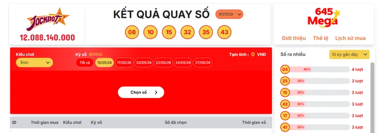 Mega 645 Tại Bin88 Mang Về Vận May Tài Lộc Bất Tận Cho Người Chơi