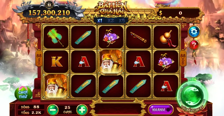 Nổ Hũ Bát Tiên Quá Hải Tại Bin88 Trải Nghiệm Đẳng Cấp Với Jackpot Siêu Khủng