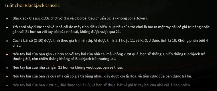 BlackJack Tại Bin88 Sòng Bài Trực Tuyến Đẳng Cấp Với Tỷ Lệ Thắng Siêu Khủng