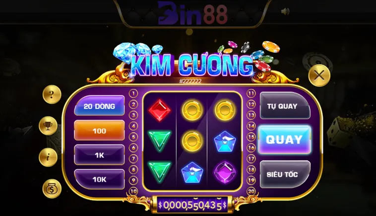 Game Nhanh Kim Cương Tại Bin88 Chinh Phục Kho Báu Nhận Thưởng Lớn Hấp Dẫn