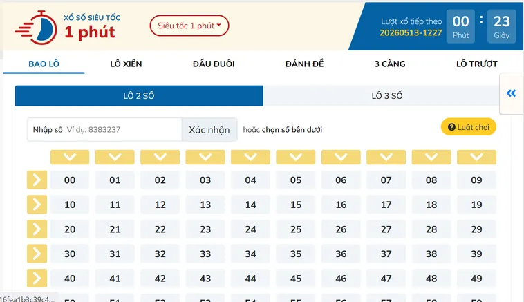 Lô Đề Siêu Tốc Tại Bin88 Chinh Phục Con Số Nhận Thưởng Lớn Hấp Dẫn