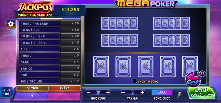 Trải Nghiệm Đỉnh Cao Mega Poker Tại Bin88 Cho Mọi Cược Thủ Chuyên Nghiệp