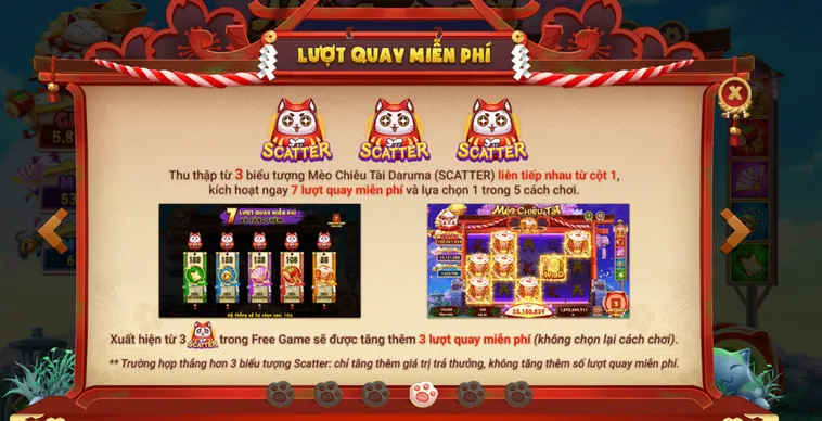 Hướng Dẫn Các Đạt Được Lượt Quay Miễn Phí Khi Chơi Nổ Hũ Mèo Chiêu Tài Tại Bin88
