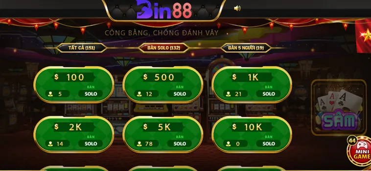 Sâm Lốc Tại Bin88 Chinh Phục Bàn Đấu Bài Nhận Thưởng Lớn