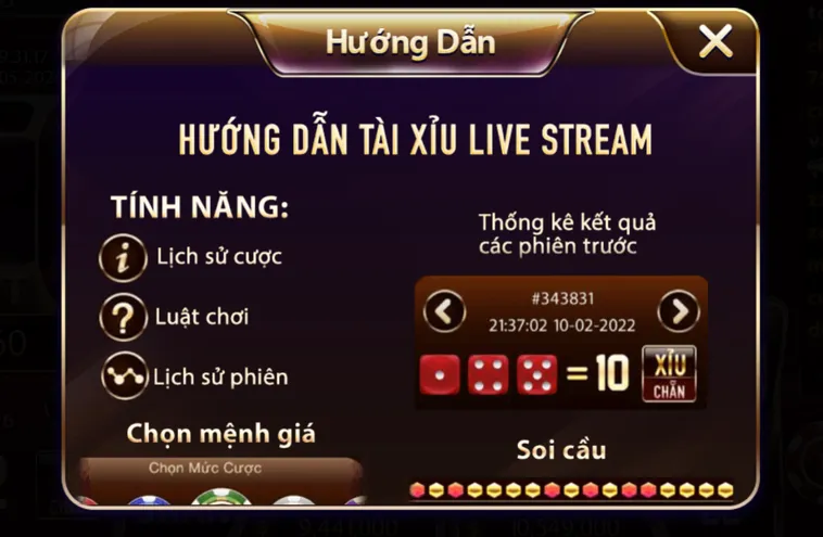 Tài Xỉu Live Tại Bin88 Mang Về Vận May Tài Lộc Bất Tận Cho Người Chơi