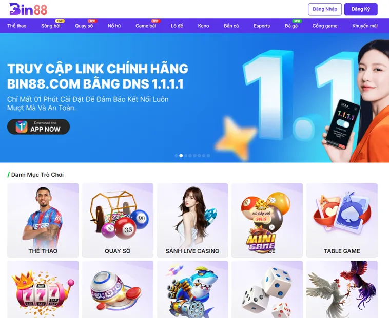 Nhà Cái Bin88 - Casino Cá Cược Trực Tuyến Top #1